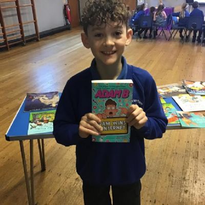 A brilliant book swap morning. The children loved giving and receiving 'new' books.